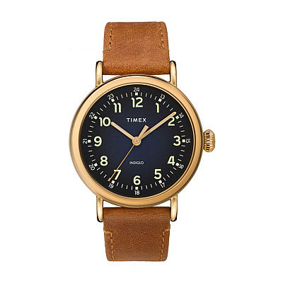 Timex® Standard 40mm Leather Strap - Brown Timex® Standard 40mm Leather Strap - Brown
